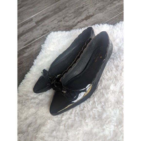 KATE SPADE Eleni Scallop Patent Leather Ballet Flat - Picture 2 of 6